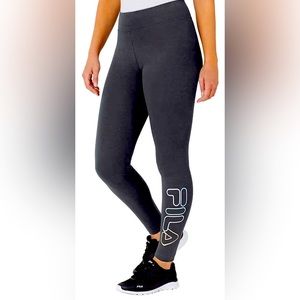 Fila Womens Cotton Leggings size XXL color dark grey $50